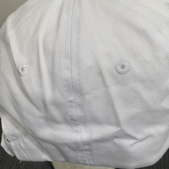 Mastodon Alumni Community Baseball Hat Unisex OSFA White Strapback Hit Wear - Picture 9 of 14